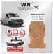 Пол Mercedes Vito длинный LWB (от 2014) обшивка фургонов фанерой 7-10мм MERC-13 фото 2