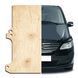 Підлога Mercedes Vito довгий LWB (2003-2014) обшивка фургонів фанерою 7-10мм MERC-12 фото 1