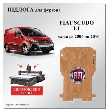 Пол Fiat Scudo L1 короткий модели от 2006 до 2016 г. Scudo-01 фото