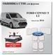 Обшивка стін Ford Connect L2 (від 2014) коротка база, міцні панелі з фанери 7мм FORD-14 фото 1